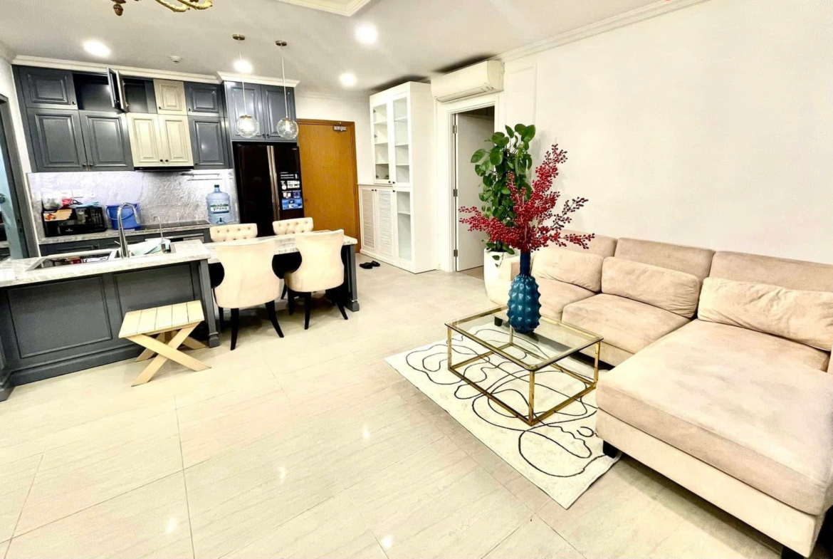 Đảo kim cương 2 phòng ngủ view hồ bơi