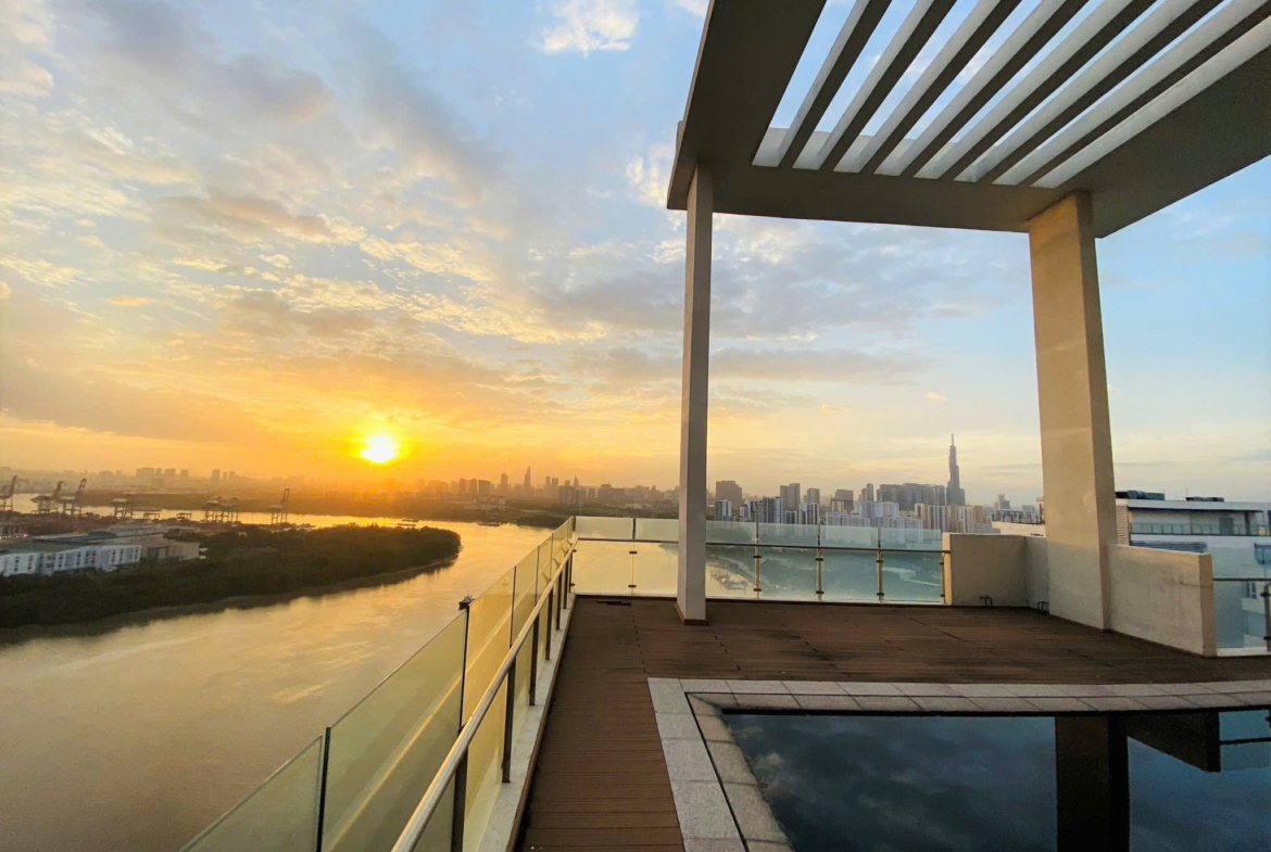 penthouse đảo kim cương