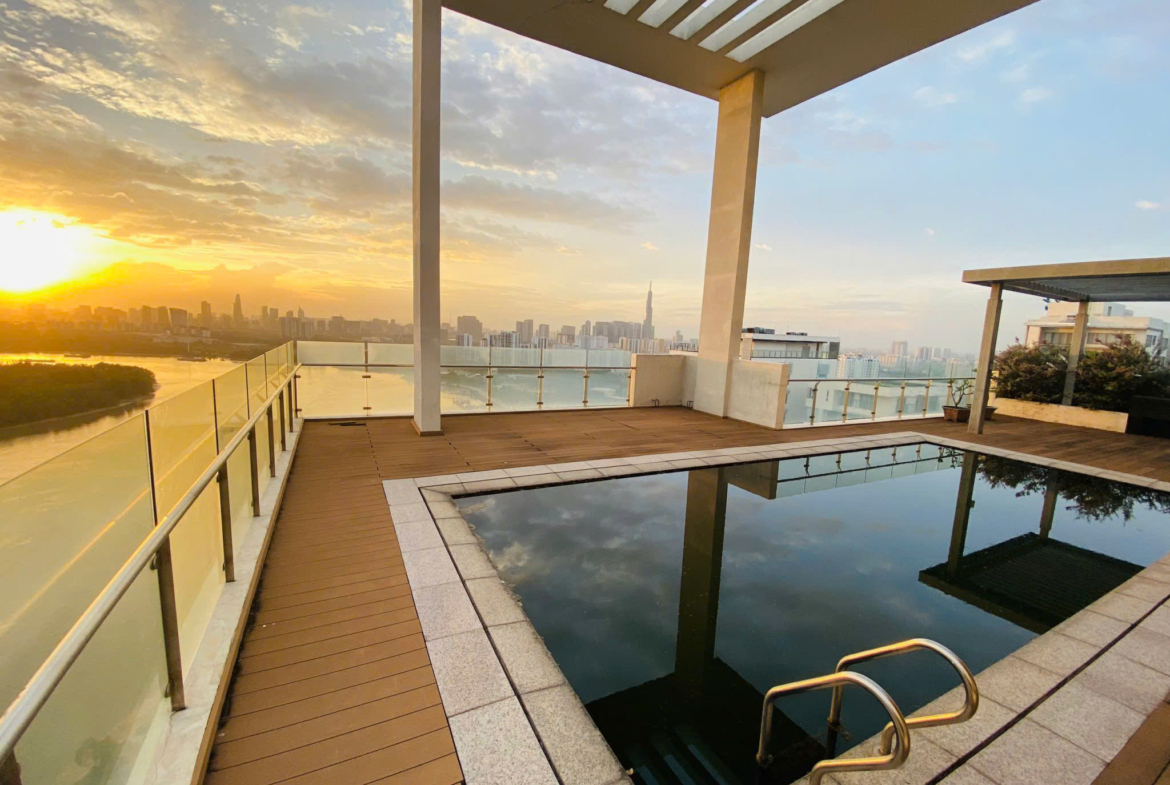 penthouse đảo kim cương