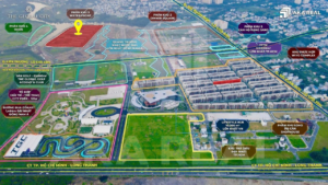 vị trí nhà phố vườn Global City