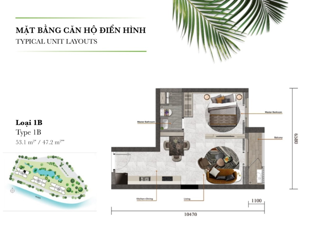 1 phong ngu palm garden